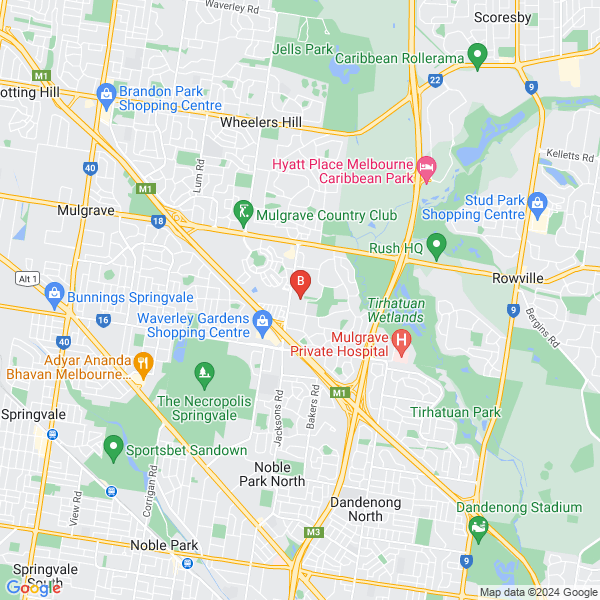 JCD Studio location map: 7 Carboni Cr, Mulgrave, VIC
