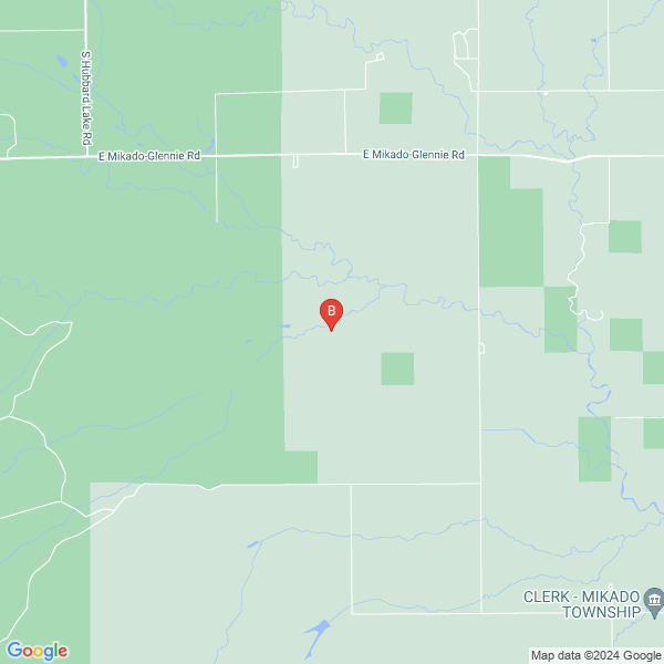 Suttons Daze location map: PO Box 45, Mikado, MI